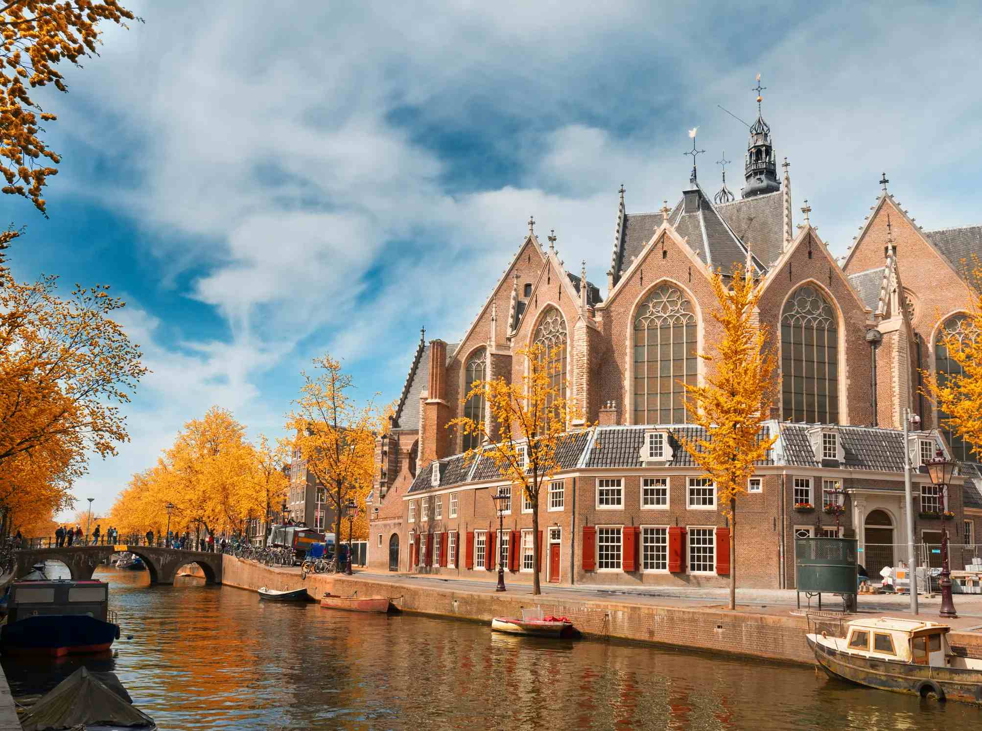Vieille église d'Amsterdam image